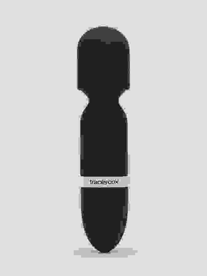 Tracey Cox Supersex 10 Function Silicone Wand Vibrator, Black, hi-res